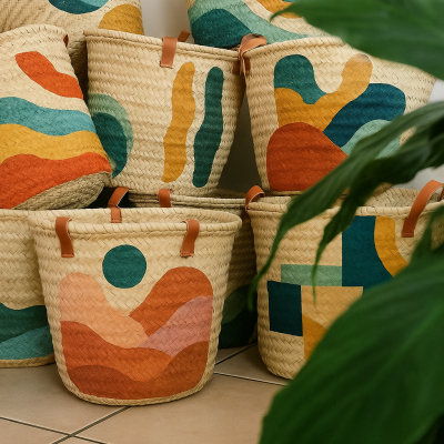 Cestas&#x20;de&#x20;Palha&#x20;Pintadas&#x20;&#x00E0;&#x20;M&#x00E3;o&#x3A;&#x20;Cada&#x20;Pe&#x00E7;a,&#x20;Uma&#x20;Hist&#x00F3;ria