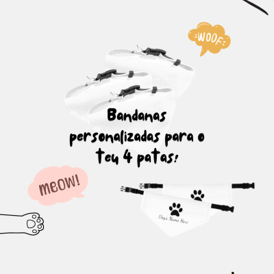 Bandana-Coleira&#x20;Personalizada&#x20;para&#x20;C&#x00E3;o&#x20;&#x7C;&#x20;Design&#x20;Divertido&#x20;com&#x20;Nome&#x20;Estampado