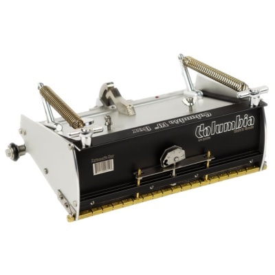 Máquina arrancar relva Columbia preta e dourada