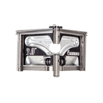 Luz traseira para bicicleta metálica com luzes LED e texto 3.0 Column