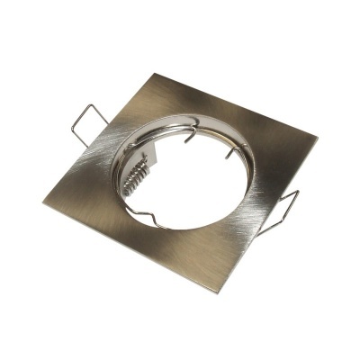 Suporte metálico quadrado para iluminação embutida