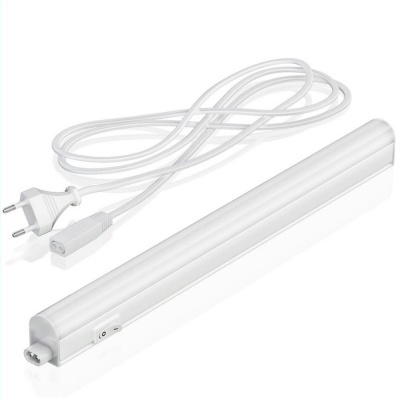 Lâmpada LED branca com cabo e ficha de tomada europeia