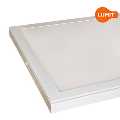 Painel de iluminação LED retangular branco com selo LUMIT