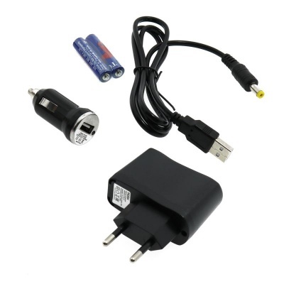 Conjunto de carregadores e pilhas alcalinas AA