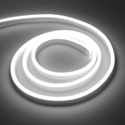 Fita LED flexível branca em espiral