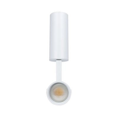 Candeeiro de teto LED branco moderno com foco ajustável