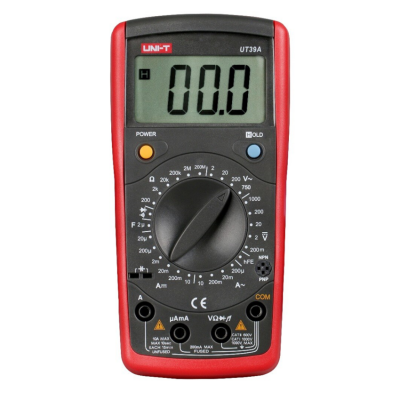 Multímetro digital UNIT UT39A com vise LCD e seletor rotativo