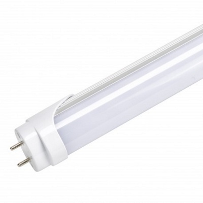 Lâmpada LED tubular branca com base e dois pinos
