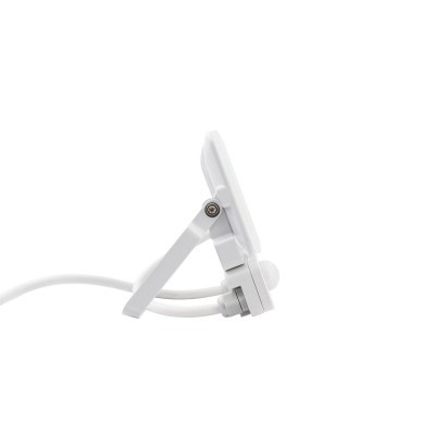 Suporte ajustável branco com cabo