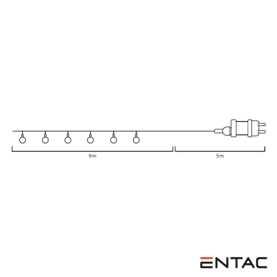 Ilustração técnica de extensão elétrica branca com ficha e tomadas.