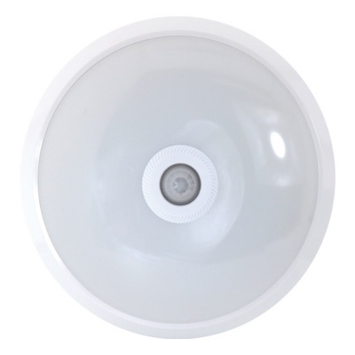 Luz de tecto redonda branca com sensor de movimento