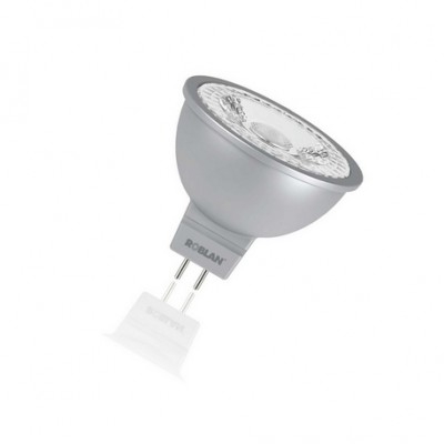 Lâmpada LED MR16 cinza com base GU5.3