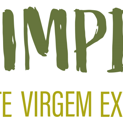 Texto GARIMPEIRO e AZEITE VIRGEM EXTRA em fundo branco