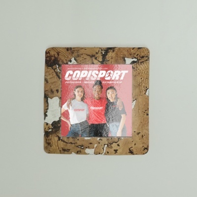 Cadre en liège avec photo et texte COPISPORT