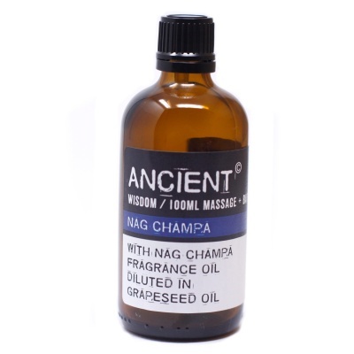 Frasco âmbar de óleo de massagem Ancient Nag Champa