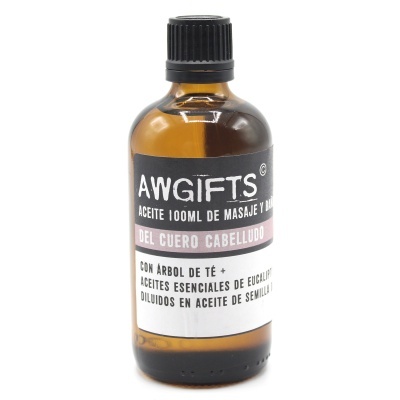 Frasco de óleo de massagem AWGIFTS para couro cabeludo
