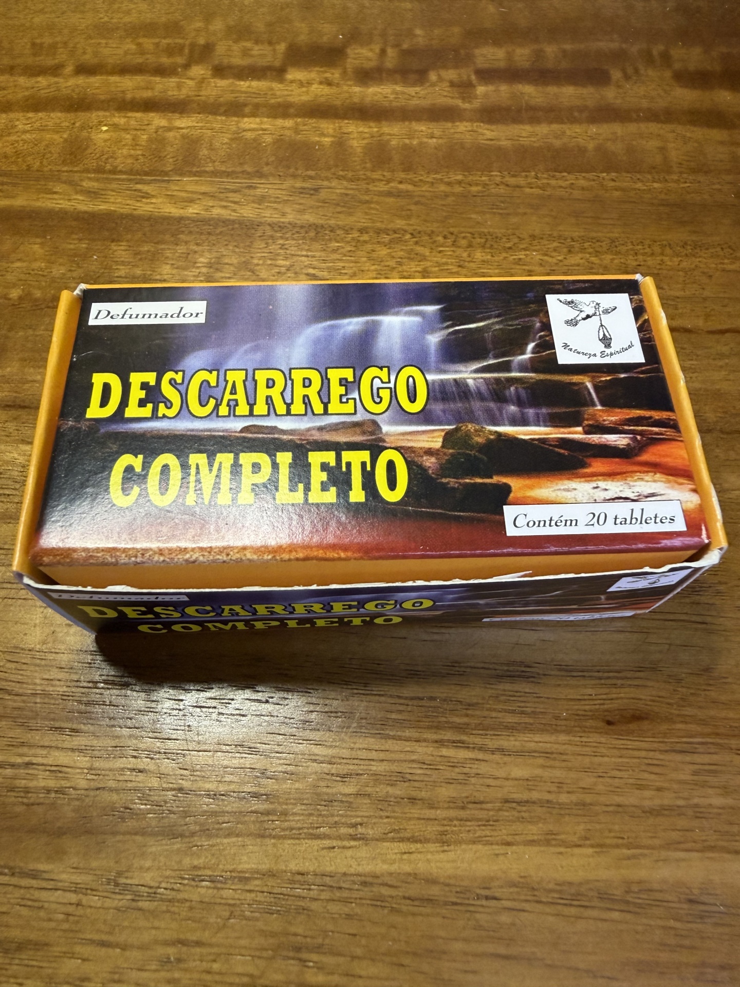 Embalagem de defumador Descarrego Completo com 20 tabletes