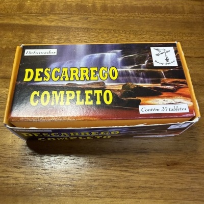 Embalagem de defumador Descarrego Completo com 20 tabletes