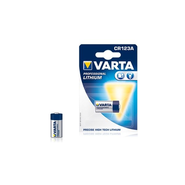 Pilha CR123A 3v 1600mAh Varta
