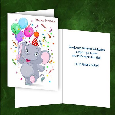 Postal Felicitações M144D