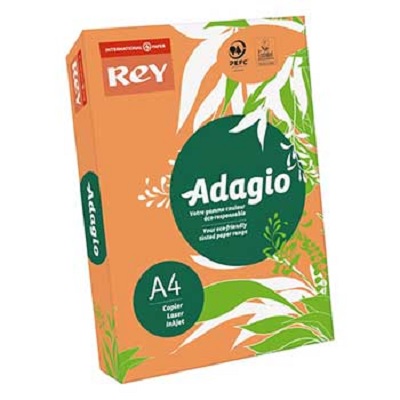 A4 80g Laranja Fluor. (500fls)