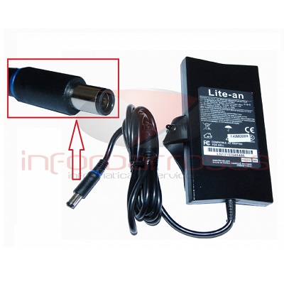 Transformador 19.5v 4.62A (Dell) 90W 7.4*5.0mm