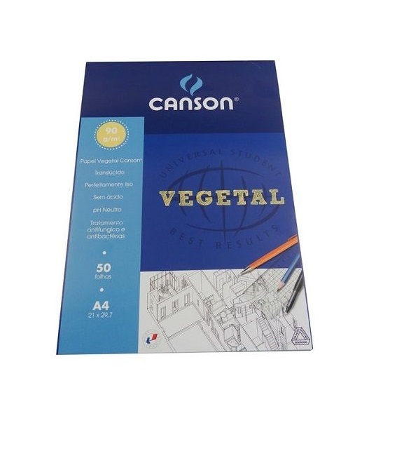Papel A4 Vegetal 90g 50fls