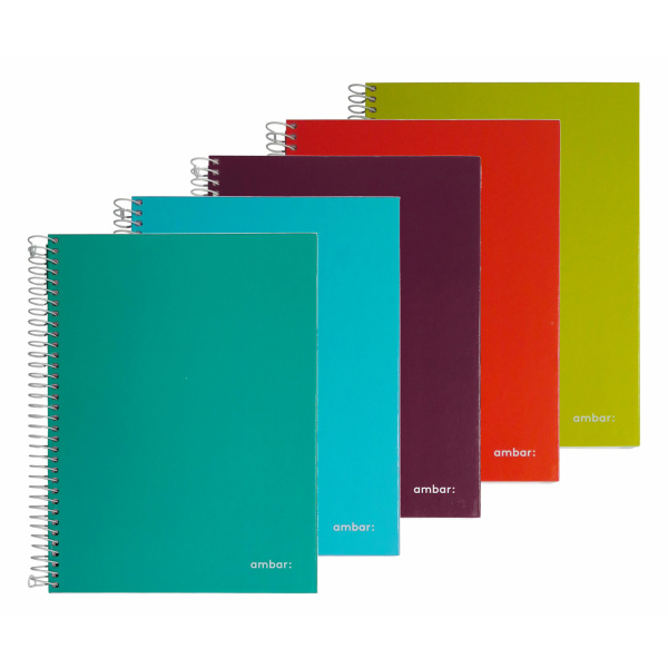Caderno A5 Espiral 100fls Pautado