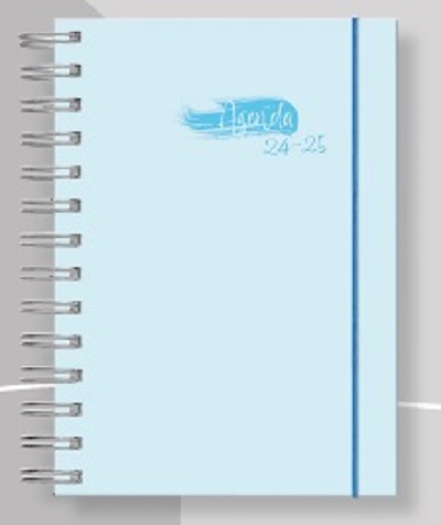 Agenda Escolar A5 Pastel Azul