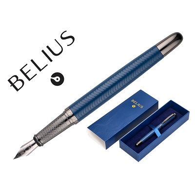 Caneta Belius Neptuno Azul Marinho