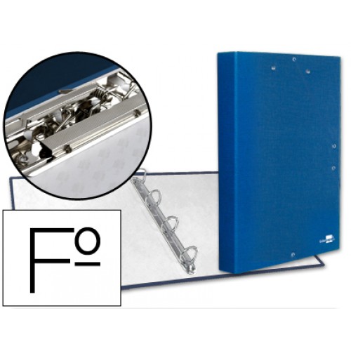 Capa A4 c/ Mini Clip e Elasticos Azul