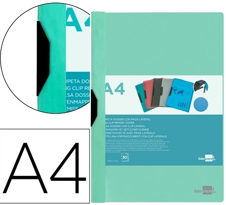 Bolsa Dossier A4 c/ Clip Lateral 30fls
