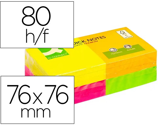 Bloco Notas Adesivas 75x75mm