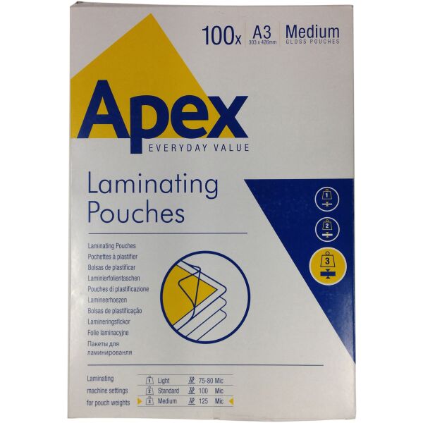 Bolsas Plastificação A3 (cx 100) 125mic