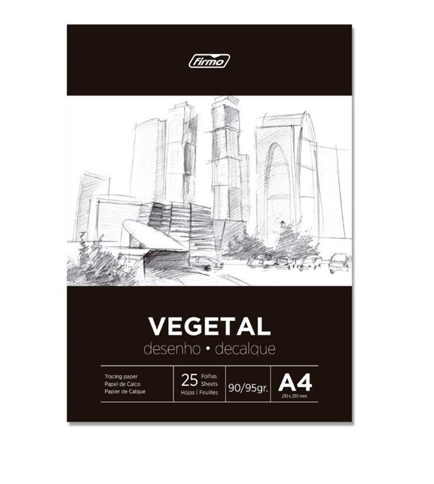 Papel A4 Vegetal 90/95g 25fls