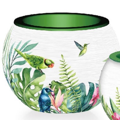 Puzzle Vaso - Pássaros do Paraíso 80 Peças
