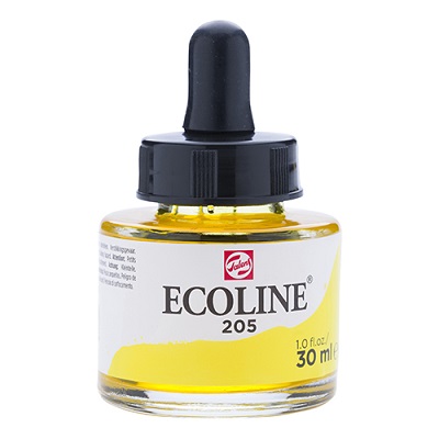 Tinta Aguarela Talens Ecoline 205 Amarela 30ml