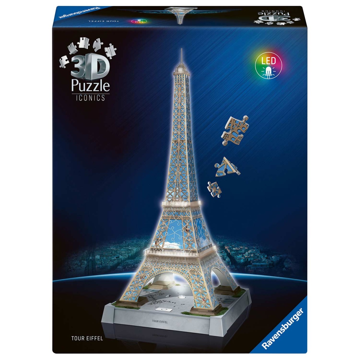 216 Peças 3D Iconics Torre Eiffel
