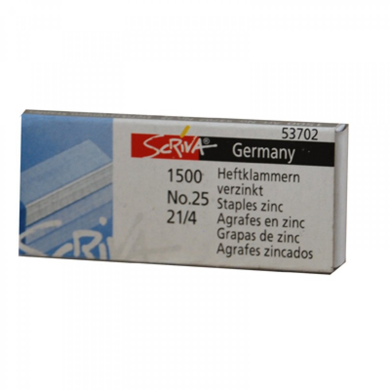 Agrafes 21/4 (cx. 1500) N.25 Scriva