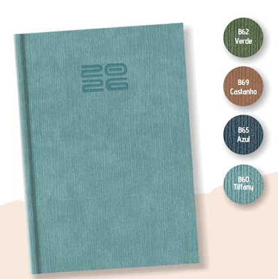 Agenda 145x205mm Diaria Polignamo Castanho