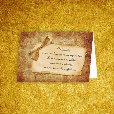 Postal Noivos c/ Envelope Oferta NV 06