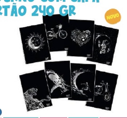 Caderno A4 Agraf. 48fls Pautado