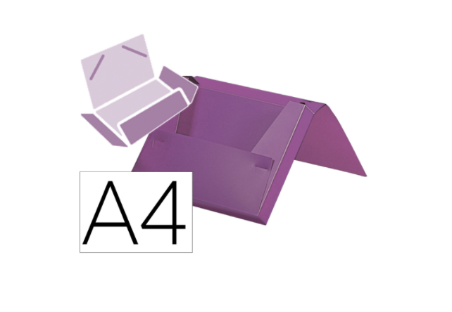 Pasta c/ Elasticos A4 PP 25mm Violeta