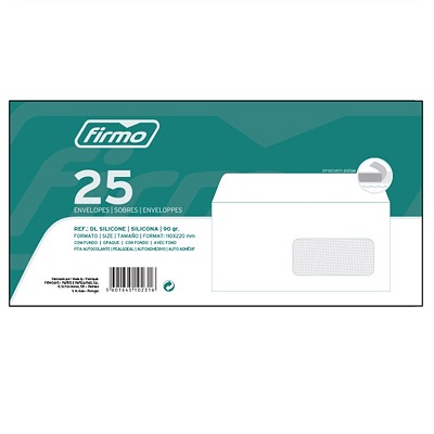Envelope DL c/ Janela (Pack25)
