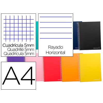 Caderno A4 Espiral 140fls Multidisciplinas