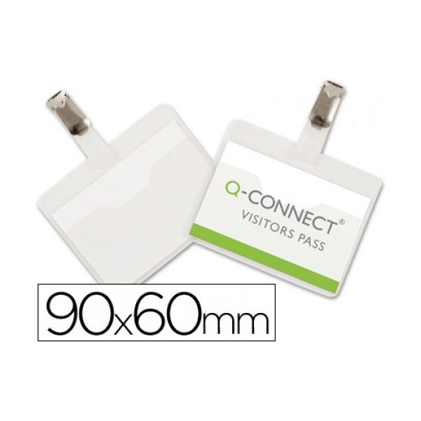 Porta Cartao Identificador c/ Mola 60x90mm