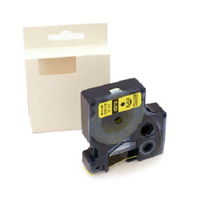 Fita DYMO 12mmx7m Amarelo/Preto