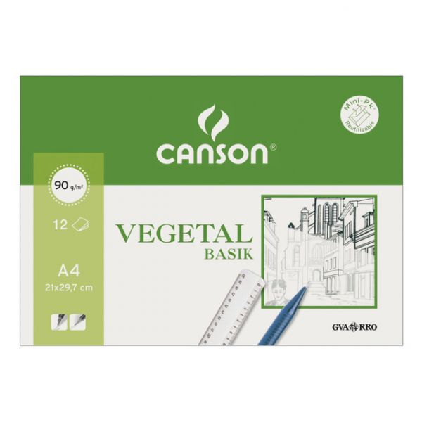 Papel A4 Vegetal 90g 12fls
