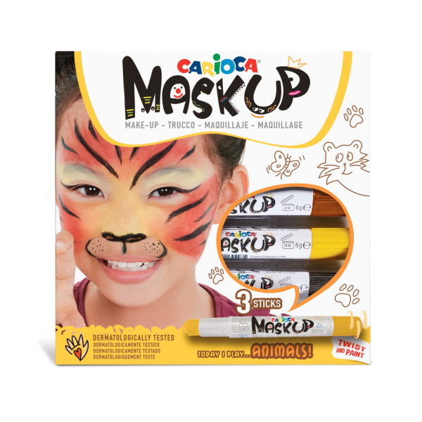 Pintura Facial Carioca Mask Up c/3 Cores