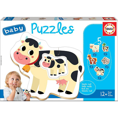 5 Baby Puzzles Animais da Quinta 17574